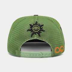 GODSPEED FOREVER TRUCKER HAT GREEN WASHED