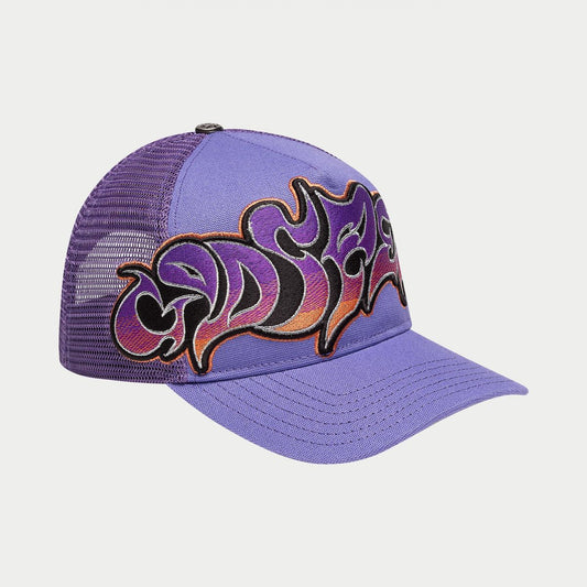 GODSPEED FOREVER NEO TRUCKER HAT PURPLE - ORANGE