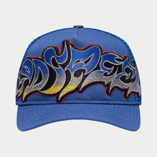GODSPEED NEO TRUCKER HAT BLUE/YELLOW/RED