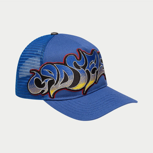 GODSPEED NEO TRUCKER HAT BLUE/YELLOW/RED