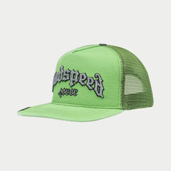 GODSPEED FOREVER TRUCKER HAT GREEN WASHED