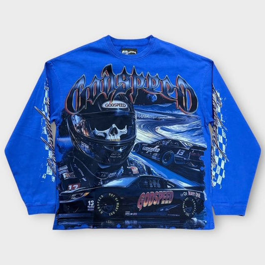 GodSpeed Podium Dreams LS T-Shirt Royal Blue