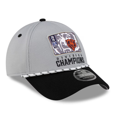 Chicago Bears New Era 2025 NFC North Division Champions Locker Room Trophy Collection Adjustable Hat