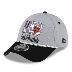 Chicago Bears New Era 2025 NFC North Division Champions Locker Room Trophy Collection Adjustable Hat