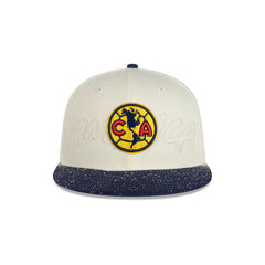 Club America Visor Splatter New Era Fitted Hat