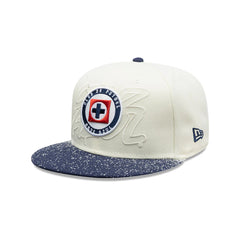 Cruz Azul Visor Splatter New Era Fitted Hat