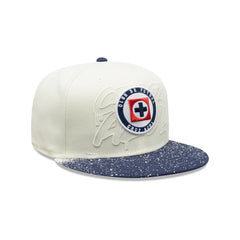 Cruz Azul Visor Splatter New Era Fitted Hat