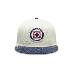 Cruz Azul Visor Splatter New Era Fitted Hat