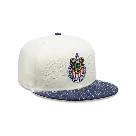 Chivas de Guadalajara Visor Splatter New Era Fitted Hat