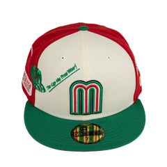 Mexico Baseball New Era Anniversary Logos 59Fifty Fitted Hat