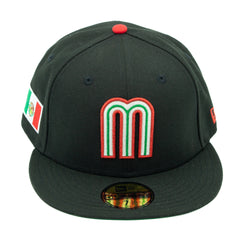 MEXICO BLACK VIVA LA INDEPENDENCIA COLLECTION NEW ERA FITTED HAT