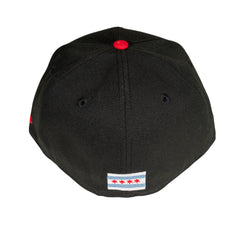 Chicago Cubs Bear Guitar Fitted Hat