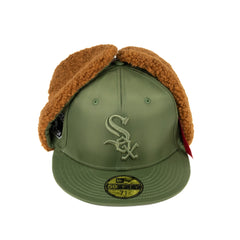 Chicago White Sox New Era x Alpha Industries Dog Ear 59FIFTY Fitted Hat