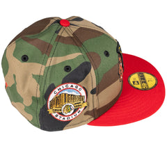 5950 Chicago Blackhawks Chicago Stadium Combat Camo Collection Fitted Hat
