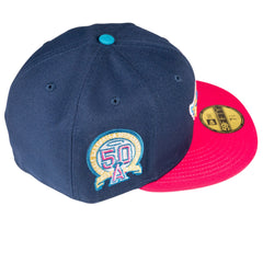 Anaheim Angels 50th Anniversary Lifestyle Collection Fitted Hat