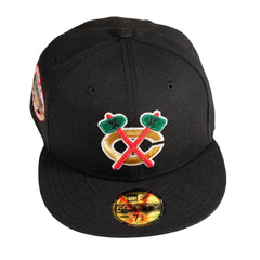 Chicago Blackhawks Chicago Stadium Midnight Madness Collection Fitted Hat