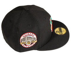 Chicago Blackhawks Chicago Stadium Midnight Madness Collection Fitted Hat