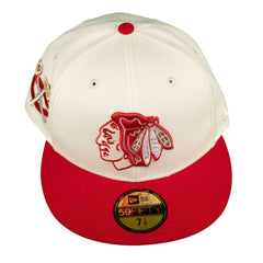 Chicago Blackhawks "C" Tomahawk Dinero Pack Fitted Hat