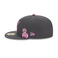 Chicago Blackhawks Day of the Dead Graphite 59FIFTY Fitted Hat