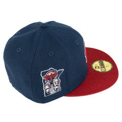 Minnesota Twins Twin State Sleeve Logo New Era Fitted Hat