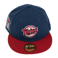 Minnesota Twins Twin State Sleeve Logo New Era Fitted Hat