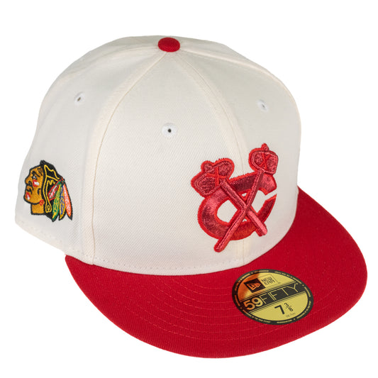 Chicago Blackhawks Indian Head New Era Fitted Hat