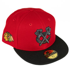 Chicago Blackhawks Online Exclusive New Era Fitted Hat