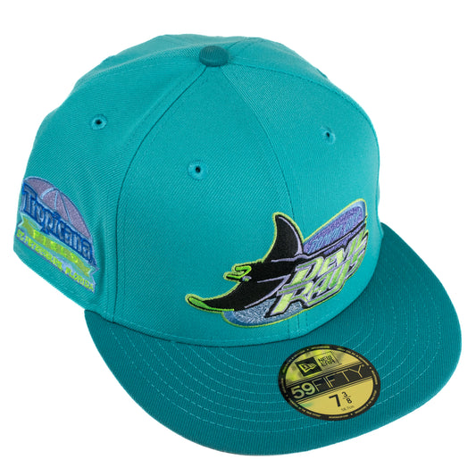 Tampa Bay Rays Tropicana Field Northern Lights Fitted Hat