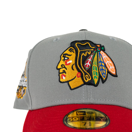 Chicago Blackhawks 2015 Stanley Cup Champions Online Exclusive Fitted Hat