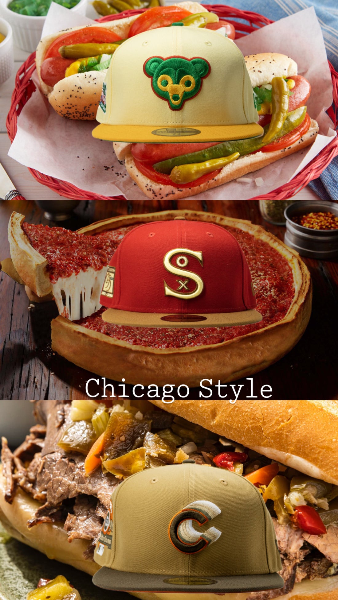 CHICAGO STYLE FOOD COLLECTION NEW ERA 59FIFTY FITTED HAT