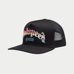 GODSPEED FOREVER TRUCKER GRADIENT HAWAIIAN HAT BLACK