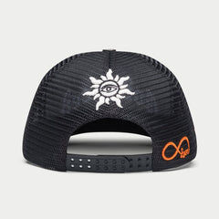 GODSPEED FOREVER TRUCKER GRADIENT HAWAIIAN HAT BLACK