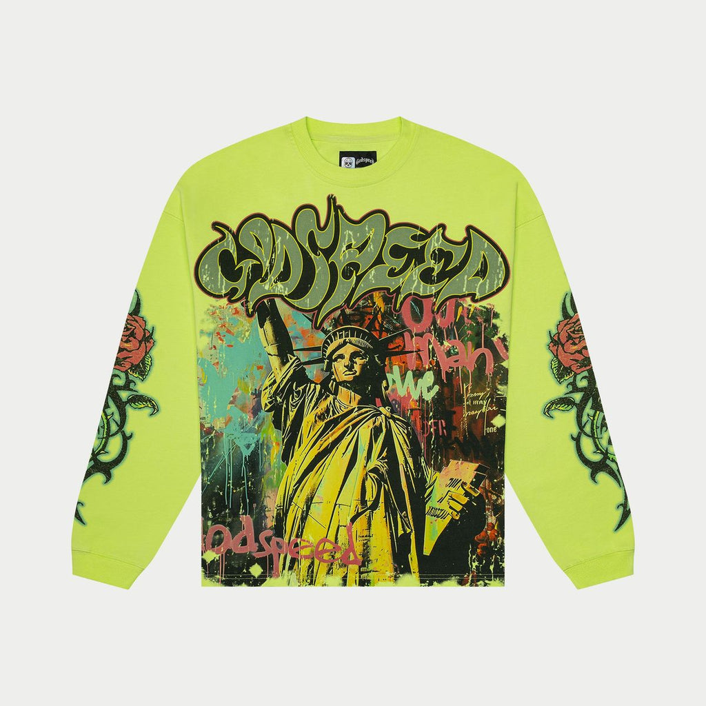 GodSpeed Vandal LS T-Shirt Volt – 606Brims