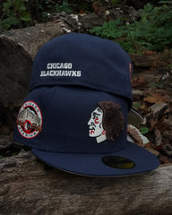 Chicago Blackhawks Chicago Stadium Nightmare On 606St. Collection Fitted Hat