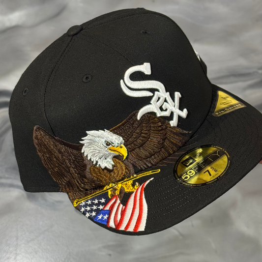 Chicago White Sox Bald Eagle USA New Era Fitted Hat