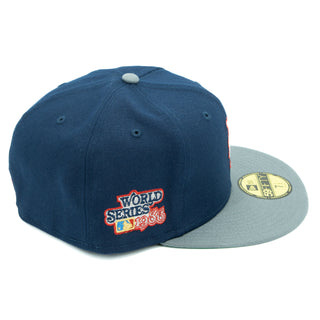 NEW YORK METS 1986 WORLD SERIES FLOCK CITY COLLECTION NEW ERA FITTED HAT