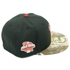 ARIZONA DIAMONDBACKS REAL TREE 2001 WORLD SERIES  LUCHA MADNESS NEW ERA FITTED HAT