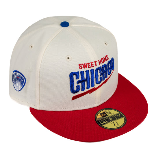 Chicago Cubs Guitar Pick Home Base Collection New Era Fitted Hat