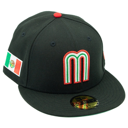 MEXICO BLACK VIVA LA INDEPENDENCIA COLLECTION NEW ERA FITTED HAT