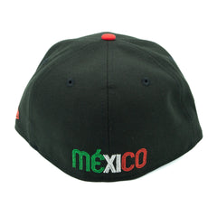 MEXICO BLACK VIVA LA INDEPENDENCIA COLLECTION NEW ERA FITTED HAT