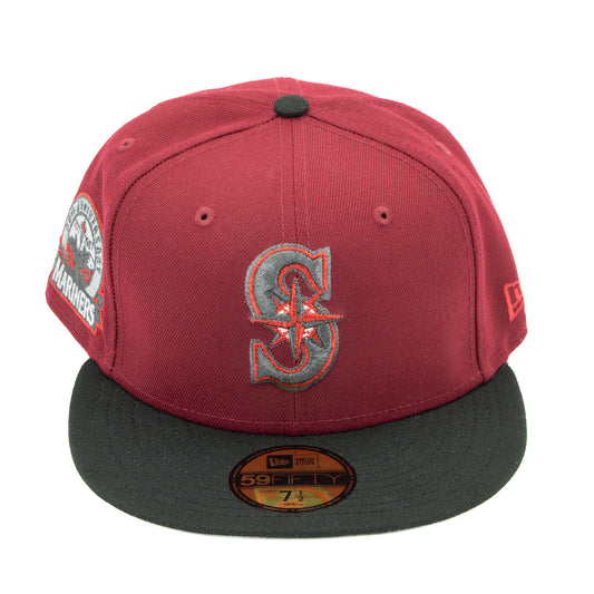 SEATTLE MARINERS 30TH ANNIVERSARY VILLAIN'S COLLECTION NEW ERA FITTED HAT