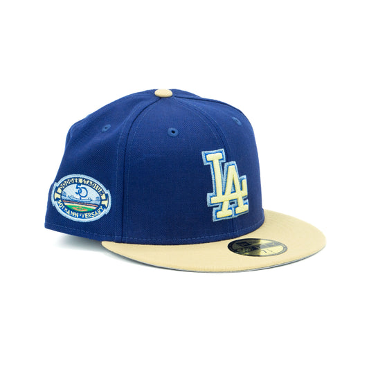 LOS ANGELES DODGERS 50TH ANNIVERSARY WORLD TOUR COLLECTION NEW ERA FITTED HAT