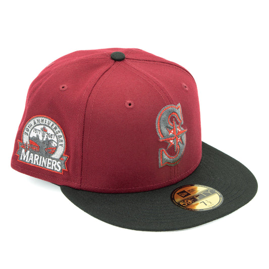 SEATTLE MARINERS 30TH ANNIVERSARY VILLAIN'S COLLECTION NEW ERA FITTED HAT