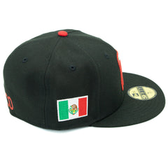 MEXICO BLACK VIVA LA INDEPENDENCIA COLLECTION NEW ERA FITTED HAT