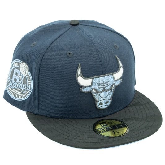 CHICAGO BULLS 6X CHAMPS LUCHA MADNESS COLLECTION NEW ERA FITTED HAT