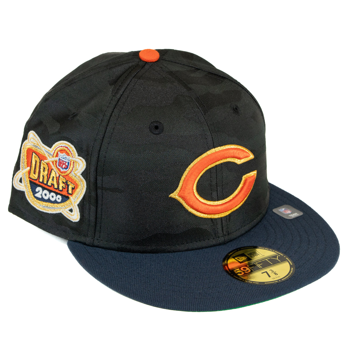 CHICAGO BEARS 2000 DRAFT LEGACY COLLECTION NEW ERA FITTED HAT