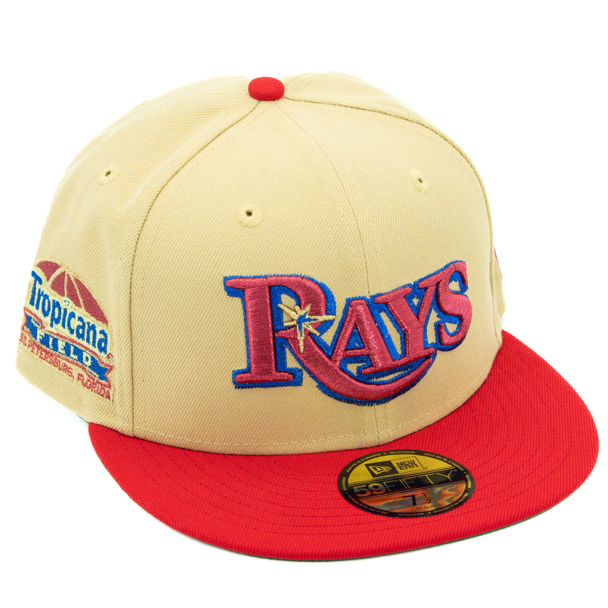 TAMPA BAY REYS TROPICANA FIELD CANDY PACK COLLECTION NEW ERA FITTED HAT