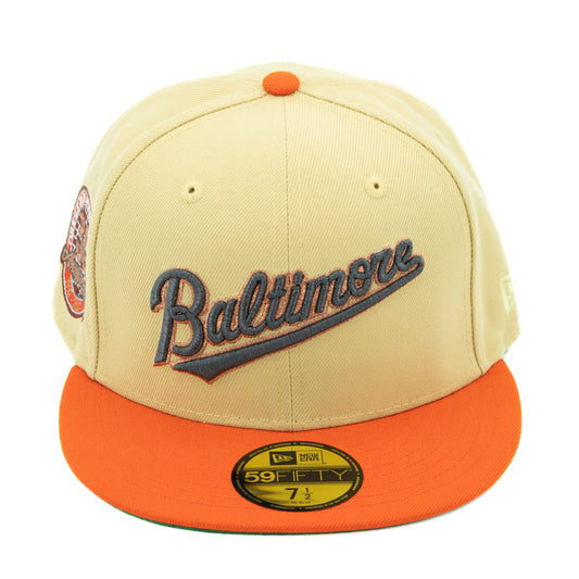 BALTIMORE ORIOLE 30TH ANNIVERSARY CANDY PACK NEW ERA FITTED HAT