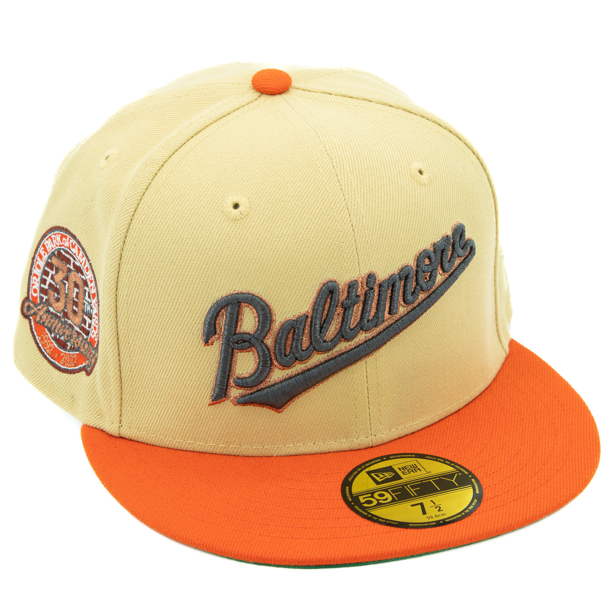 BALTIMORE ORIOLE 30TH ANNIVERSARY CANDY PACK NEW ERA FITTED HAT