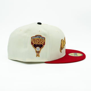 ARIZONA DIAMONDBACKS INAUGURAL SEASON GOLD RUSH COLLECTION NEW ERA FITTED HAT